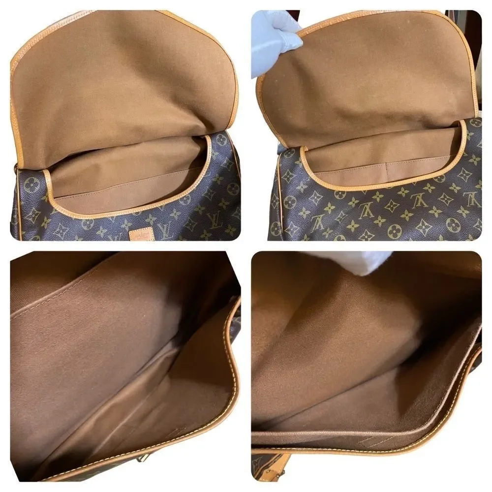 LOUIS VUITTON Monogram Saumur 35 Shoulder/Crossbody Bag 💼 8901VI - Picture 16 of 16
